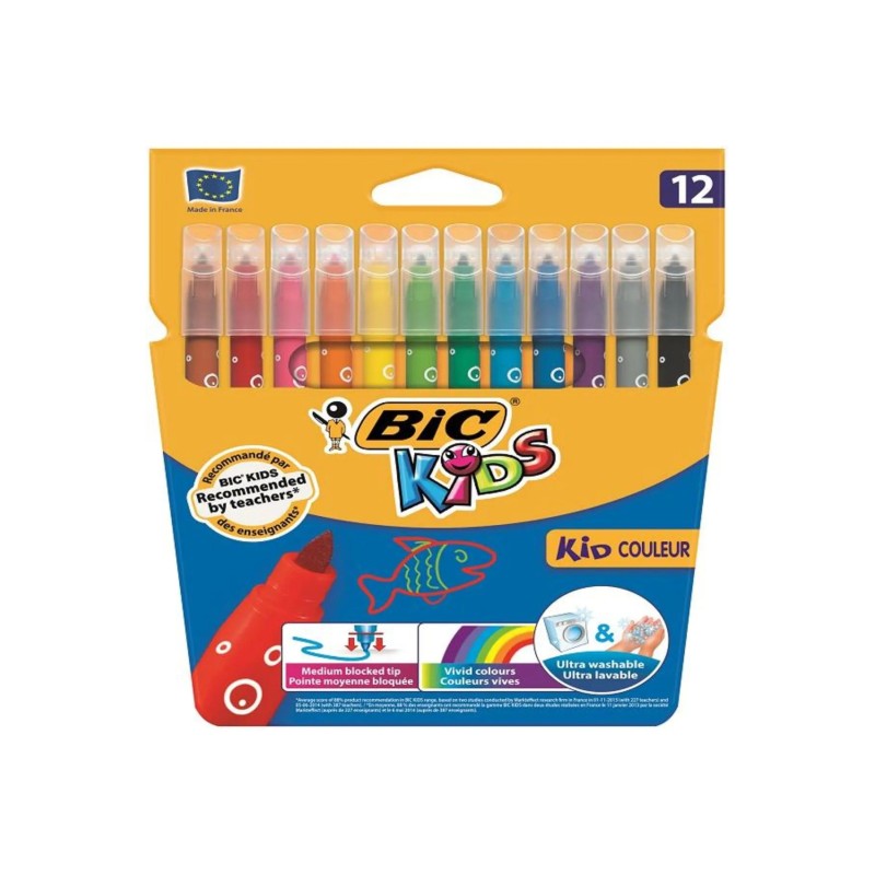 Bic Kıd Couleur Keçeli Boya 12 Li